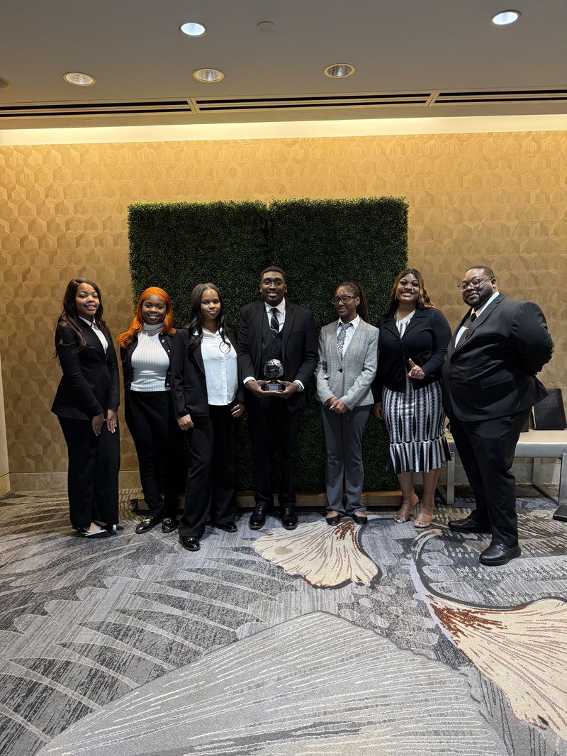 The Absalute Management team at a company awards event